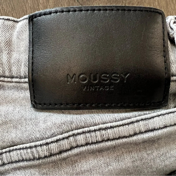 Moussy Vintage Gray Jeans Size 29 - Picture 3 of 13